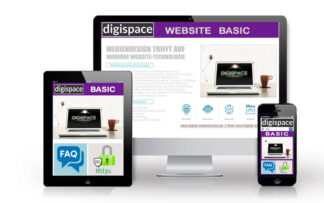 Wwebsite Paket Basic - Webseiten Erstellung bei DIGISPACE