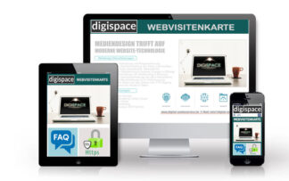 Webvisitenkarte - Webseiten Erstellung und Webdesign von DIGISPACE